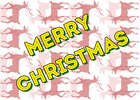 Thumbnail Merry Christmas and Reindeer Background 
